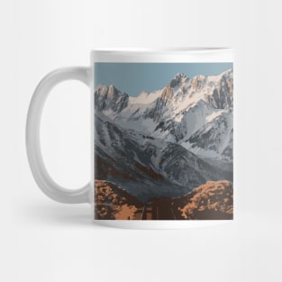 Hills by the road I Travel Nature Mountains Mug